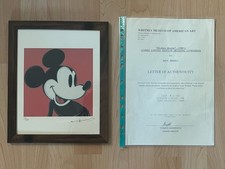 Authenticated andy warhol for sale  LONDON