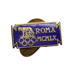 Distintivo olimpiadi roma usato  Pescara