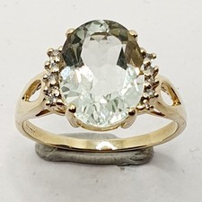 9ct aquamarine diamond for sale  BIRMINGHAM