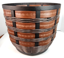 Longaberger The Veranda chocolate XL cesta de plantadeira de vime ao ar livre/rara comprar usado  Enviando para Brazil