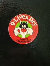 Ímã de geladeira vintage 9 vidas publicidade comida seca gato 1980 Sylvester the Cat comprar usado  Enviando para Brazil