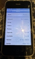 Apple iPhone 3GS 8GB Preto (AT&T) A1303 (GSM) Bom Usado Frete Rápido Sem Desligamento comprar usado  Enviando para Brazil
