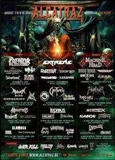 Alcatraz festival poster d'occasion  Expédié en Belgium