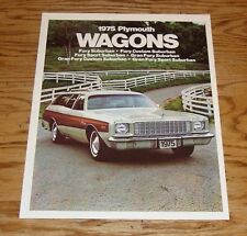 Folheto de vendas original 1975 Plymouth Station Wagon 75 Gran Fury Suburban comprar usado  Enviando para Brazil