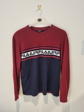 Vintage fila maroon for sale  BOGNOR REGIS