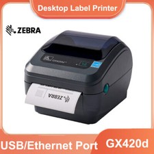 Impressora de Etiqueta Térmica Direta Zebra GX420d USB/Ethernet GX42-202510 202410 comprar usado  Enviando para Brazil