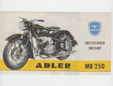 Adler mb250 1955 gebraucht kaufen  Köln