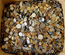 💰Pacote de 1 libra - lote misterioso a granel de moedas do mundo misto comprar usado  Enviando para Brazil