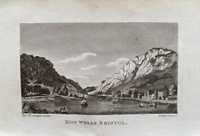 Estampa antiga de 1820; Hot Wells. Bristol comprar usado  Enviando para Brazil