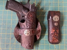 Handmade leather holster for sale  Edgerton