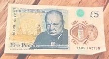 Aa05 five pound for sale  NORTHAMPTON