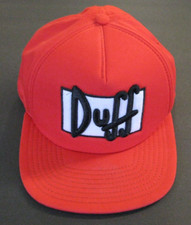 Usado, Chapéu vermelho vintage The Simpsons Duff Beer colecionável ajustável Strapback comprar usado  Enviando para Brazil
