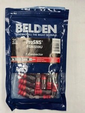 Conector F Universal Belden FSNS59U RG59 (VERMELHO) - 25PK - FALTANDO 1, usado comprar usado  Enviando para Brazil