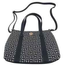 Bolsa de boliche nova com etiquetas Tommy Hilfiger feminina moda monograma pequena - pedra clara/Tommy comprar usado  Enviando para Brazil