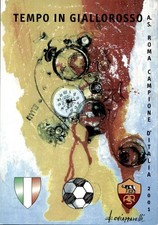Cartolina tempo giallorosso usato  Italia