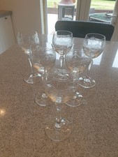 Bohemian etched crystal for sale  DULVERTON