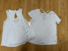BEYOND YOGA AND ATHLETA TOPS DE YOGA BLANCOS - MEDIANOS segunda mano  Embacar hacia Mexico