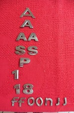 Buchstaben zahlen wunsch gebraucht kaufen  Pforzheim