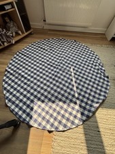 Tischdecke rund blau gebraucht kaufen  Grevenbroich