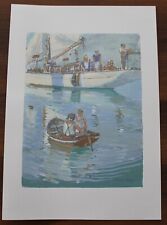 Lithographie bateau marin d'occasion Lithographie bateau marin d'occasion  Saint-Lô