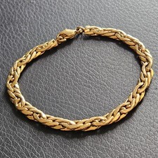 Bracelet mailles plates d'occasion  Toulouse-