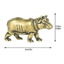 Figurine hippopotame miniature d'occasion  Expédié en France