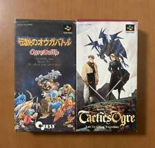 SFC Legendary Ogre Battle Tactics Ogre Box Theory com Super Nintendo Entertai comprar usado  Enviando para Brazil