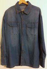 Camicia jeans uomo usato  Montaione