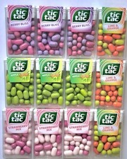 TIC TAC VARIEDADE DE SABORES 12x18g. PACOTE COM 12, 4 SABORES, 3 DE CADA  comprar usado  Enviando para Brazil