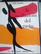 Dorfles gillo. oscillazioni usato  Italia