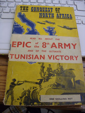 Conquest of North Africa-Tunisian Victory-80 Page Booklet-1940's-see Pics! comprar usado  Enviando para Brazil