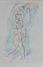 Sergio Zanni (1942) (84) - pastel - Personnage féminin comprar usado  Enviando para Brazil