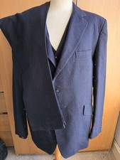Vintage navy pinstripe for sale  RAMSGATE