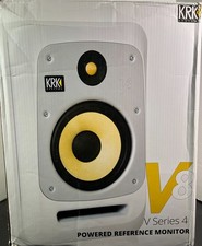 KRK V8 S4 Branco WN 8" Powered Monitor de Estúdio Ativo Alto-falante Mix Master Baixo Alto comprar usado  Enviando para Brazil