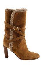 Boots fourées daim d'occasion  France