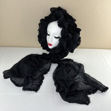 Antique ruffled mourning for sale  Deadwood