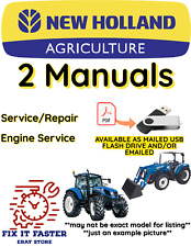 NOVO TRATOR HOLLAND TL95 MANUAL LOJA DE SERVIÇO REPARO DE MOTOR PDF USB comprar usado  Enviando para Brazil