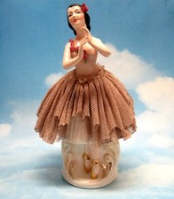 Boneco dançarino Tutu de renda Dresden 10-1/2" 22kt chinelos e acabamento BALLET comprar usado  Enviando para Brazil