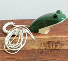 Teléfono fijo abatible vintage Crusader novedad rana verde años 80’s  segunda mano  Embacar hacia Mexico