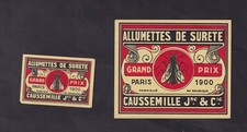 Ancienne étiquette allumettes d'occasion  France