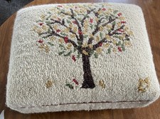 Banqueta de banco com gancho Tree Of Life vintage otomana pé de coque rústico comprar usado  Enviando para Brazil