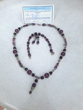 Amethyst set kette gebraucht kaufen  Friedberg