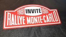 Plaque rallye monte d'occasion  Rives
