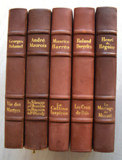 Livres relies cuir d'occasion  Bordeaux-