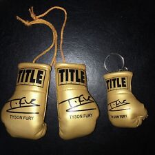 Tyson fury autographed for sale  LONDON