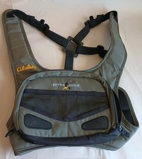 Mochila de pesca com mosca Cabela’s River Guide X1 acolchoada frontal traseira nova  comprar usado  Enviando para Brazil