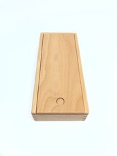 Drewniane pudełko na długopisy Paintersisters® z przesuwną pokrywą, drewno bukowe 24,8x11x4,7cm na sprzedaż  PL