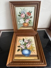 ölgemälde holzrahmen blumenm gebraucht kaufen  Salzgitter