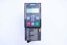 Painel de controle Siemens SINAMICS G120C DP motor inversor unidade 2.2kW 2HP + 6SL3255 comprar usado  Enviando para Brazil