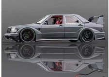 MB Mercedes Benz 190E - High Wing  - gun grey metallic - RHINO 1:64 comprar usado  Enviando para Brazil